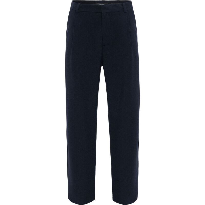 Antioch Plisované nohavice námornícka modrá 62269656