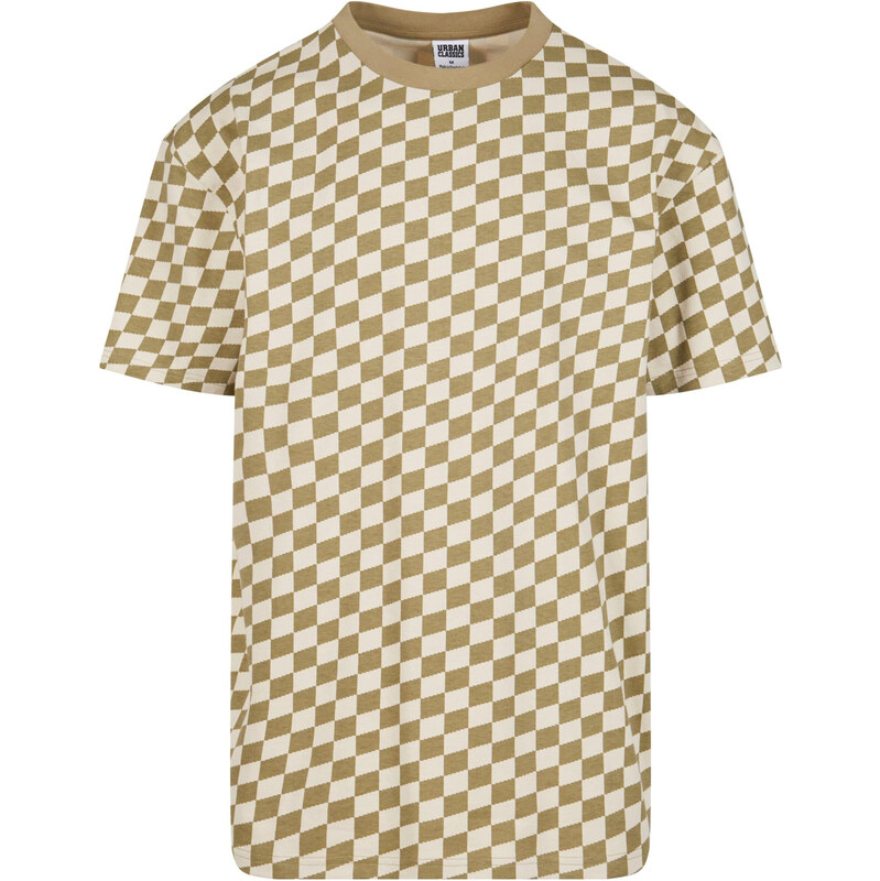 Urban Classics Tričko kaki / biela 62269665