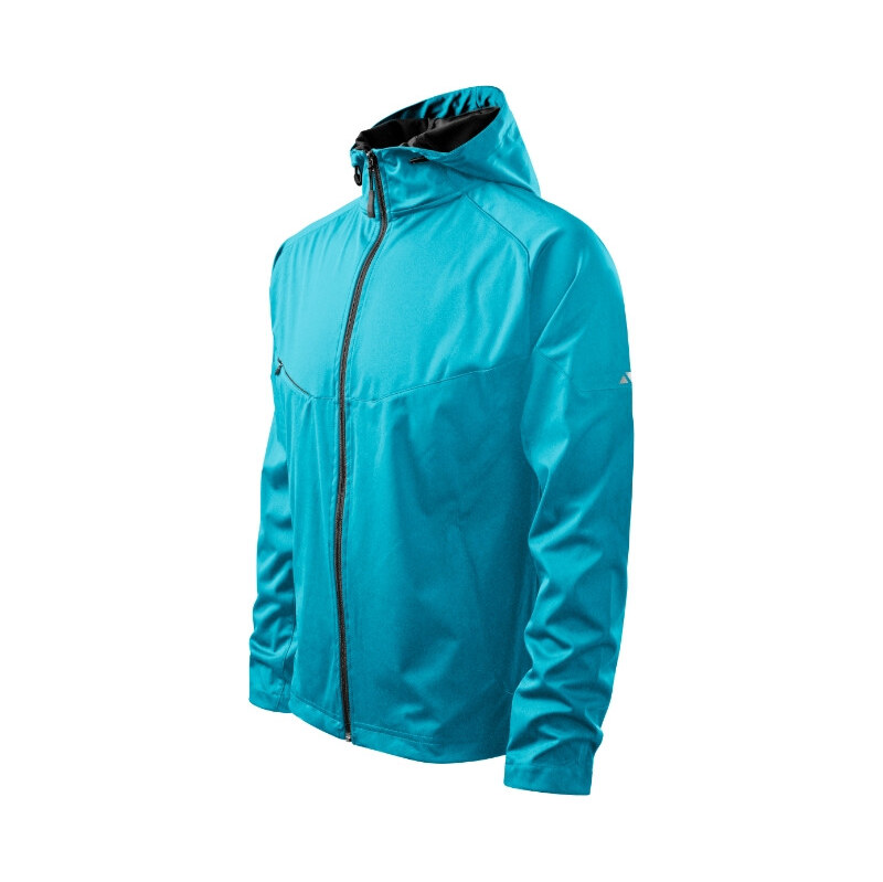 MALFINI, a.s. Cool pánska softshellová bunda tyrkysová 66083800