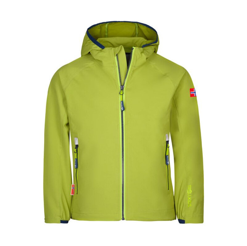 Trollkids Kvalvika Jacket Jr 328-345 softshellová bunda 62267454
