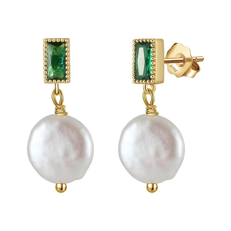 MAJYA Strieborné náušnice RENESMY pozlátené 11708 64582409