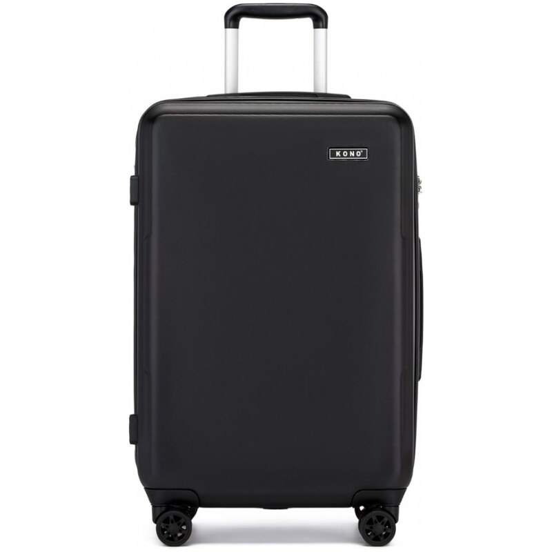 KONO Kufor - Minimalistický ABS+PC s TSA zámkom, stredný, čierny 62275035