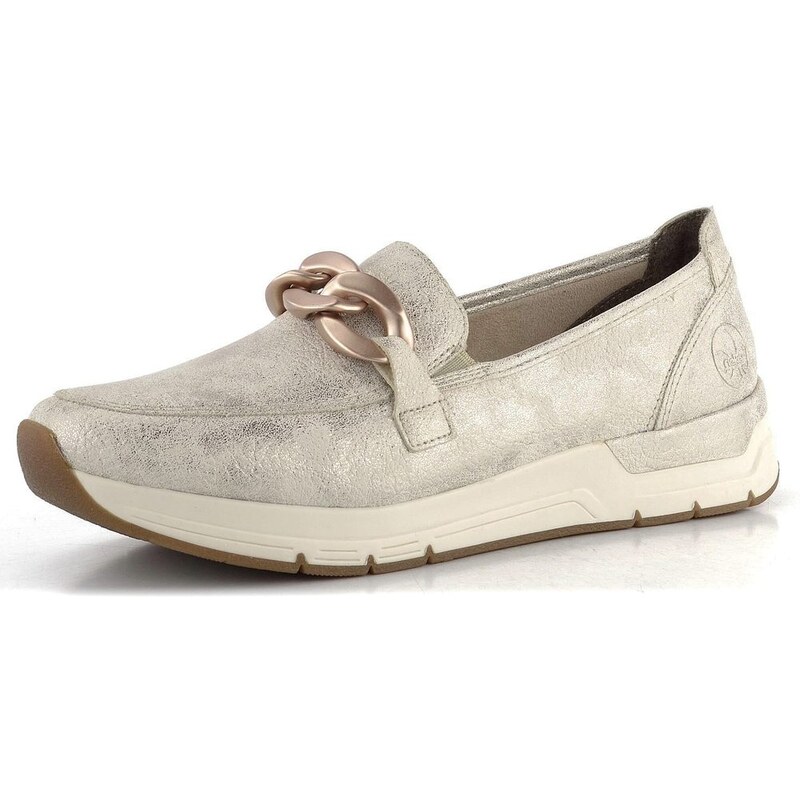 Rieker športové mokasíny Beige-Gold 58944-61 62752644