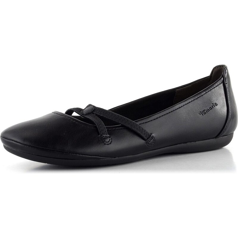 Tamaris baleríny s gumičkami Black 1-22110-42 62752455