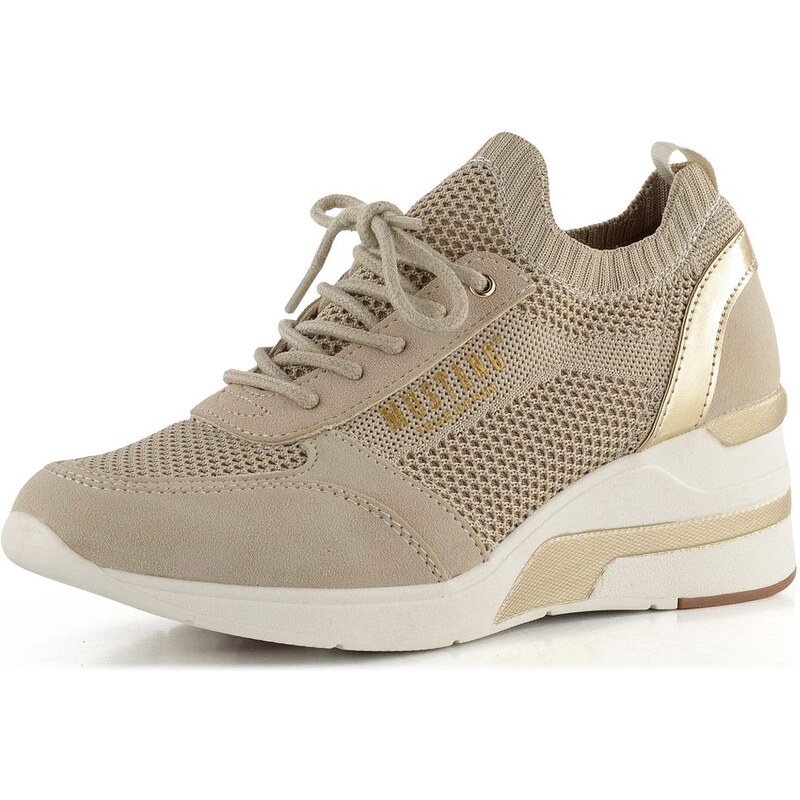 E-shop Mustang tenisky na kline beige 1303-305-004