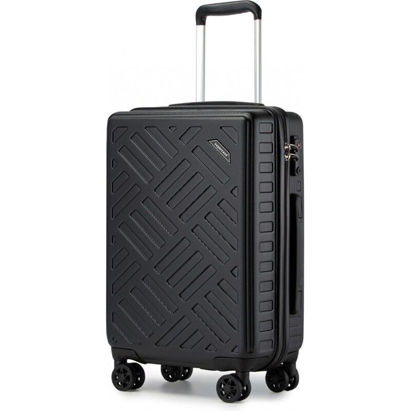 SUPERCASE Cestovný kufor - s geometrickým vzorom a TSA zámkom, malý, 62281841
