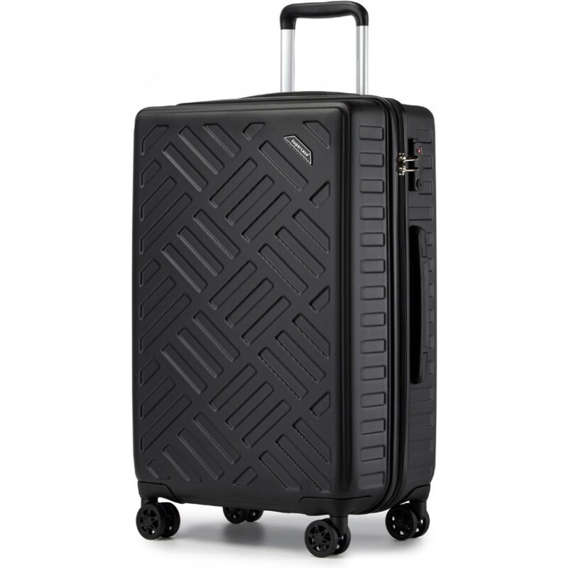 SUPERCASE Cestovný kufor - s geometrickým vzorom a TSA zámkom, stredný 62326642