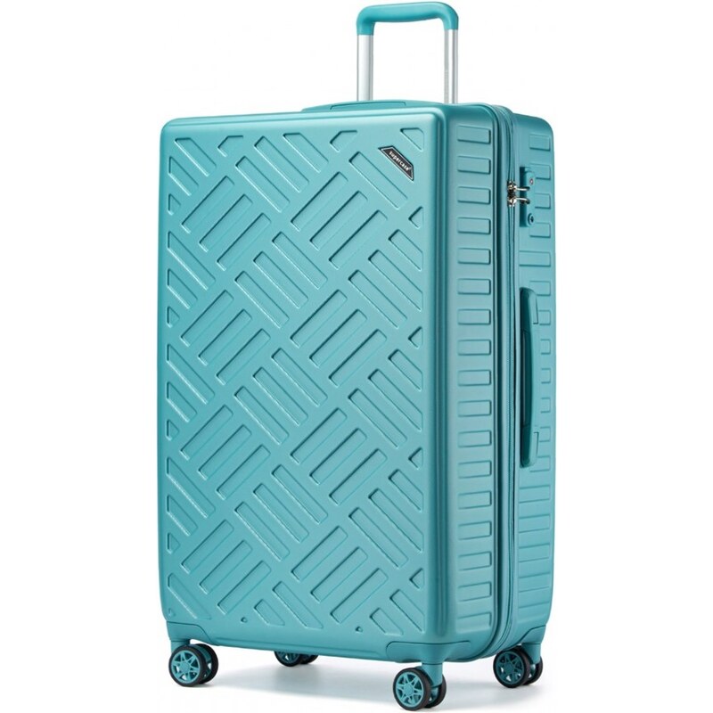 SUPERCASE Cestovný kufor - s geometrickým vzorom a TSA zámkom, veľký, 62281837