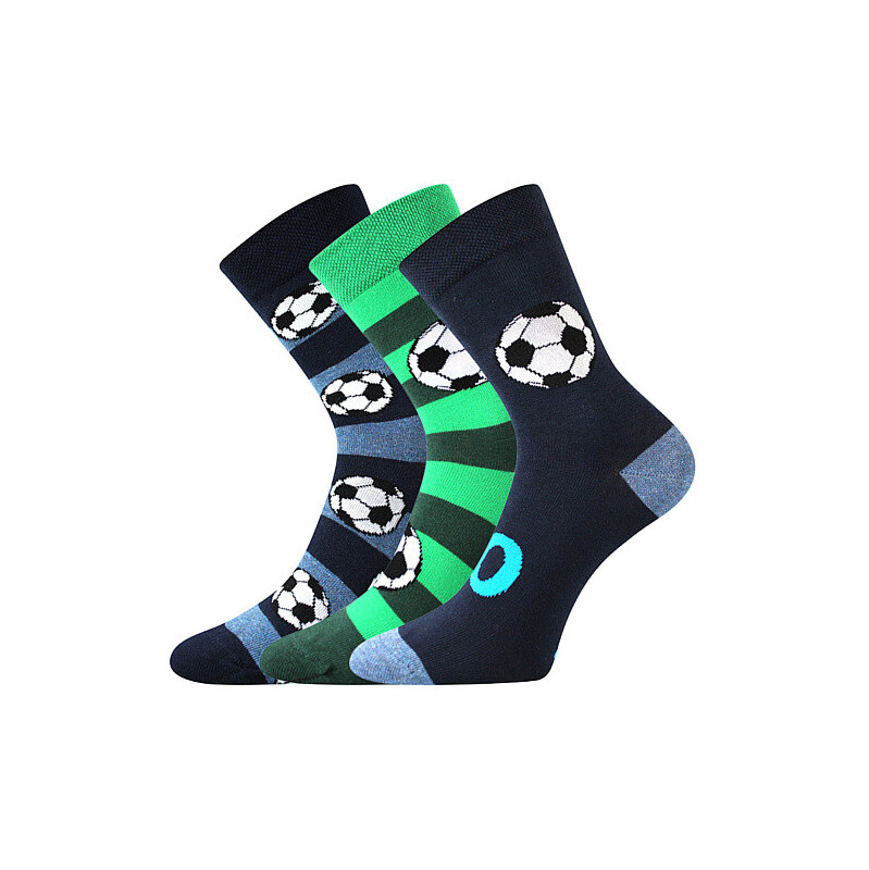 3PACK detské ponožky Boma viacfarebné (Arnold-fotbal) 30/34 62283669
