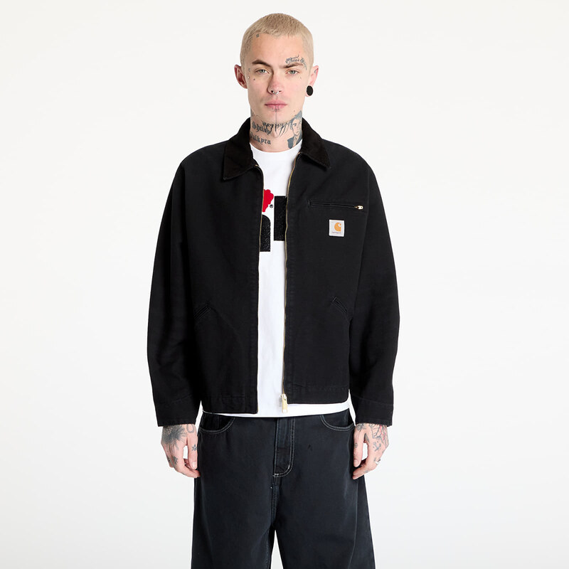 Bunda Carhartt WIP OG Detroit Jacket UNISEX Black/ Black Aged Canvas S 62285231