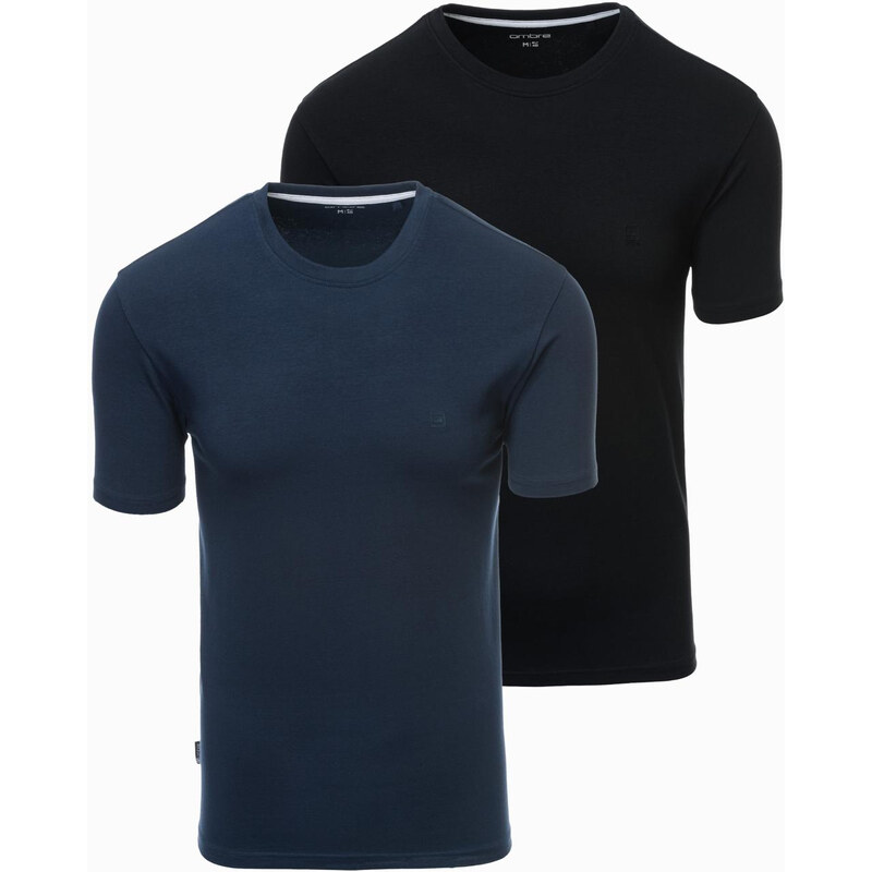 Ombre Set of mens t-shirts with round neckline 64788971