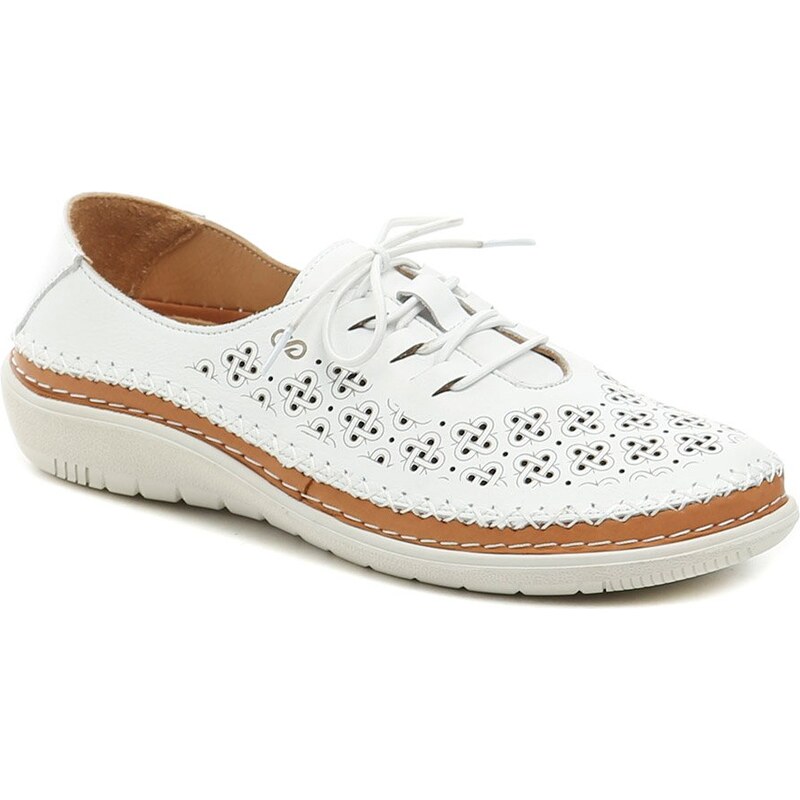 Urban Ladies 243-25 biele dámske poltopánky 62285593