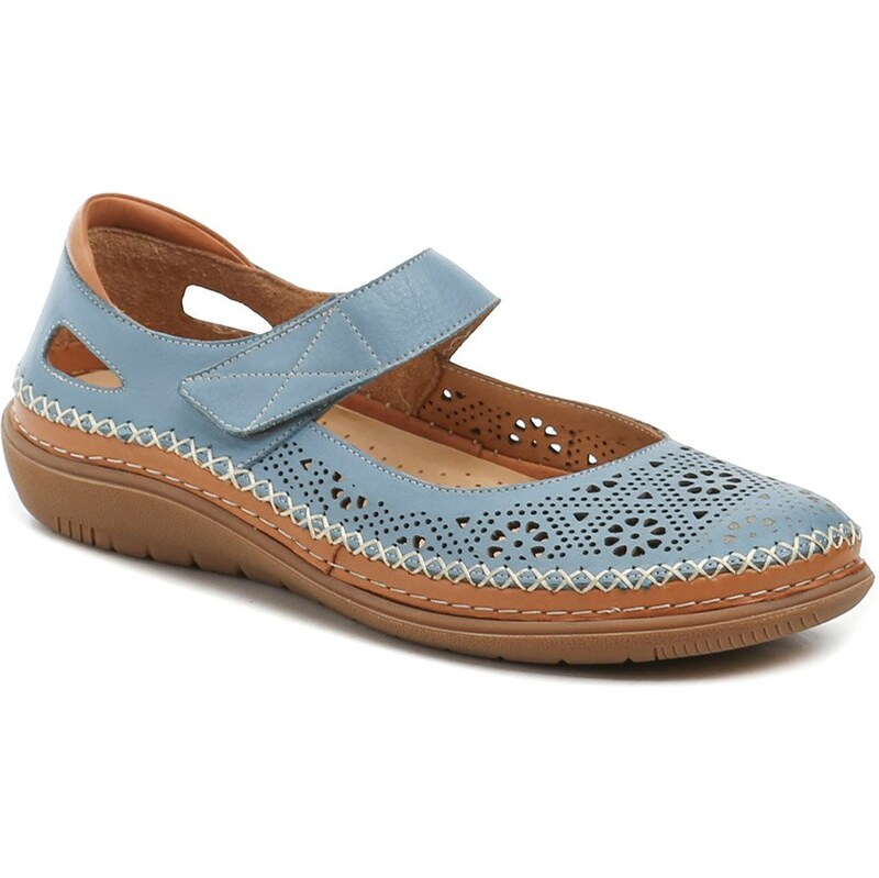 Urban Ladies 246-25 modrá dámska nadmerná letná obuv 62285596