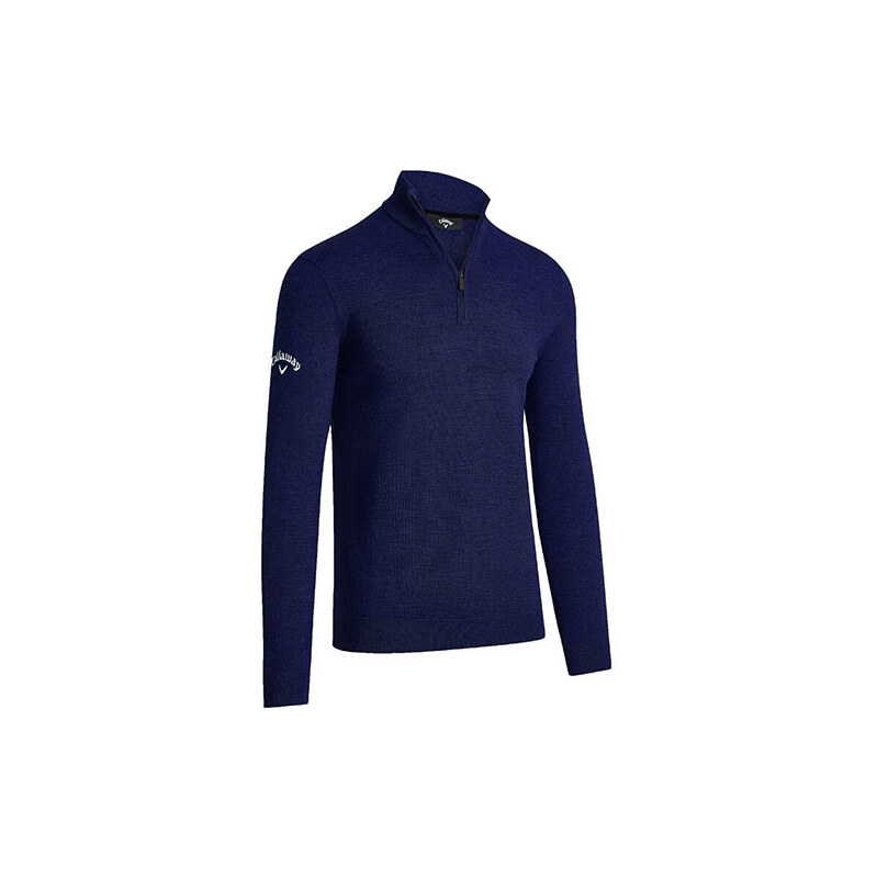 Pánsky golfový sveter Merino so ¼ zipsom Callaway 62676928