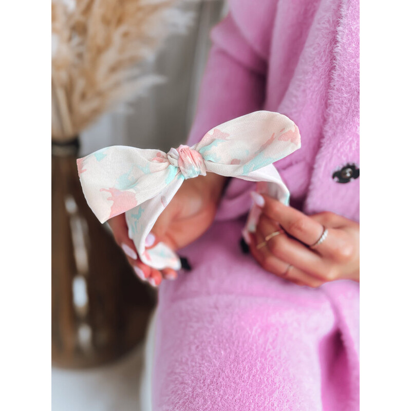 BASIC Pastelovo farebná dámska čelenka s mašľou ANDOYA HY0028 43206411