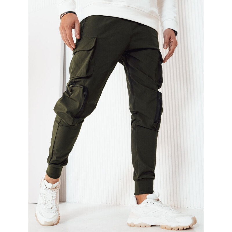 BASIC Khaki cargo nohavice UX4165 50271874