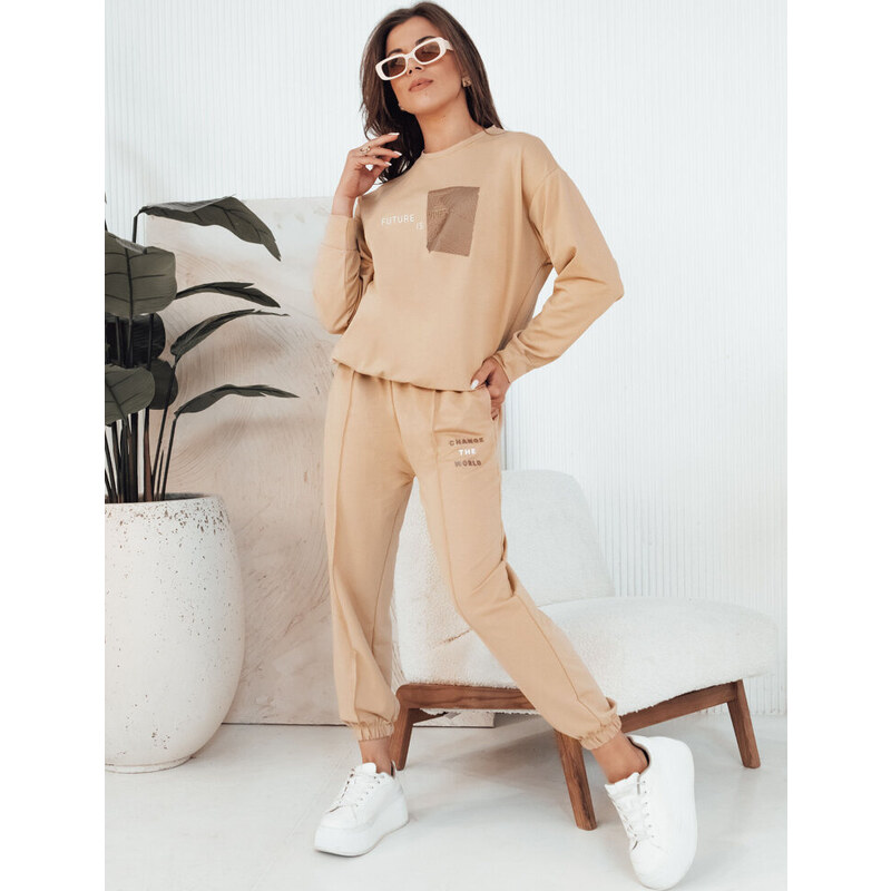 BASIC Béžová tepláková súprava FUTURE AY1038 52672406