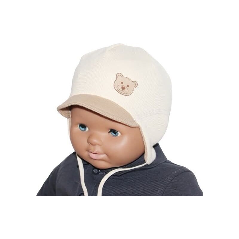 RADA Chlapčenská čiapka ŠAŇO Rebro Beige 61733504