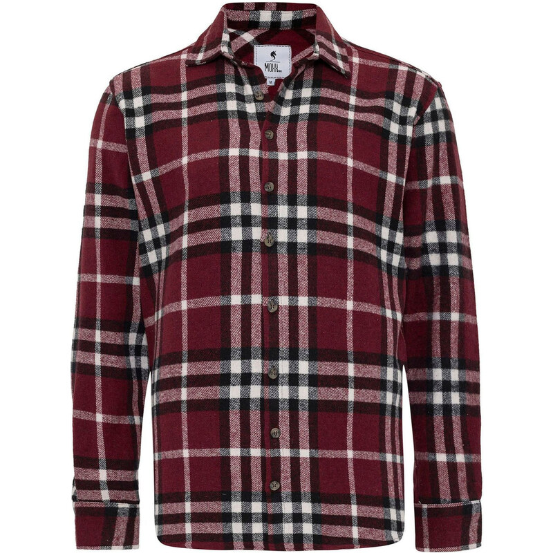 Moxx Paris Košeľa bordová / čierna / biela 62854772