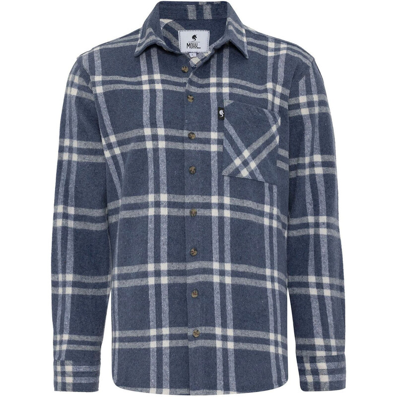 Moxx Paris Košeľa tmavomodrá / šedobiela 62854768