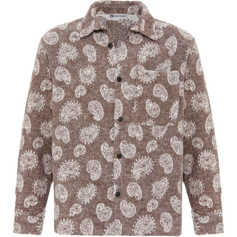 Dandalo Košeľa hnedá / sivobéžová 62297968