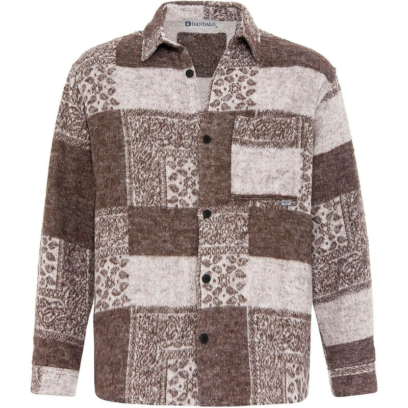 Dandalo Košeľa hnedá / biela 62298021