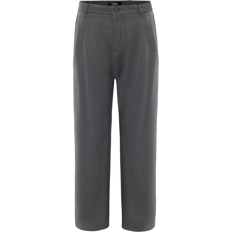 Antioch Plisované nohavice sivá melírovaná 62297939