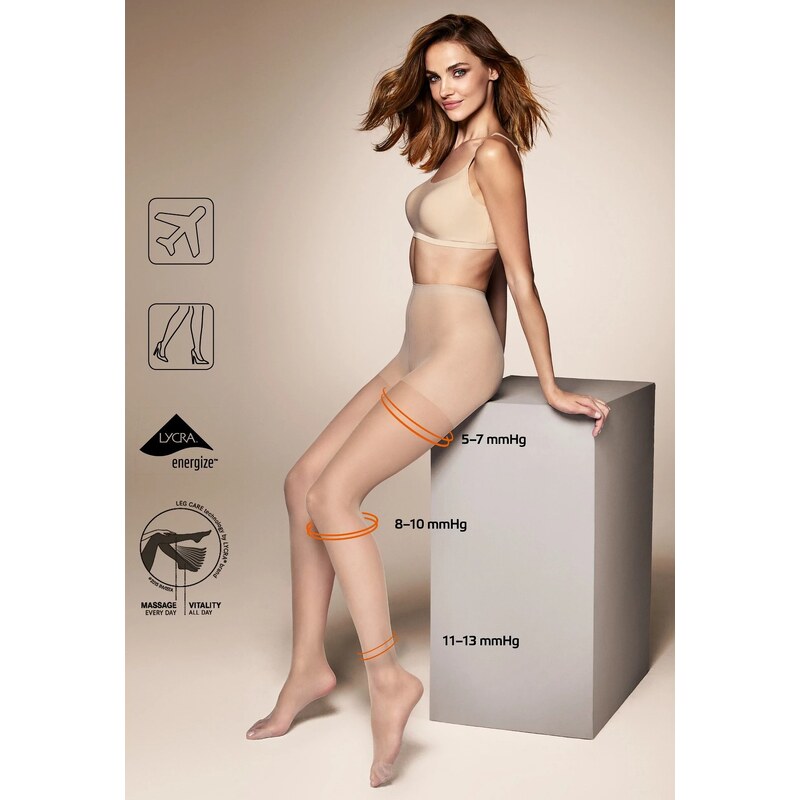 Basic kompresívne pančuchy STRONG PRESS 40 DEN Veneziana 67582055