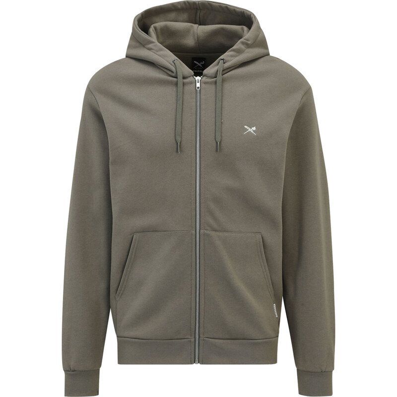 Iriedaily Tepláková bunda Mini Flag 2 zelená 63212549