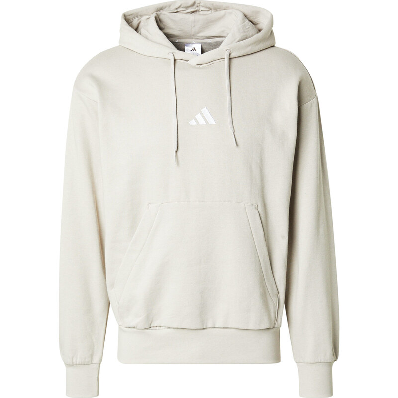 ADIDAS SPORTSWEAR Športová mikina FEELCOZY sivobéžová / biela 62297659