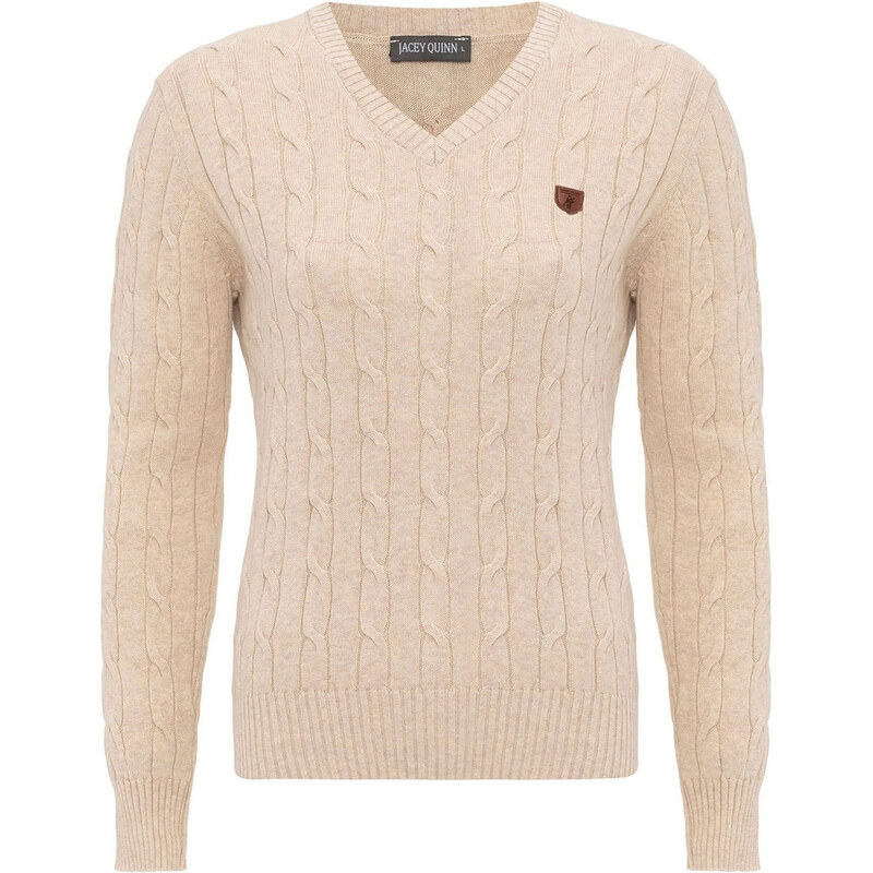 Jacey Quinn Sveter béžová melírovaná 62315809