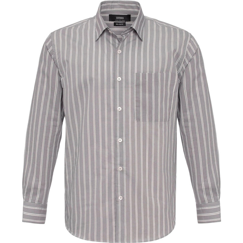 Antioch Košeľa sivá / biela 62297756