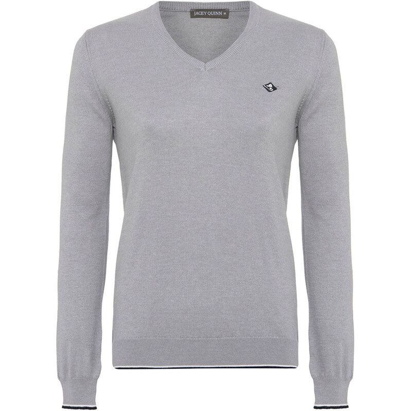 Jacey Quinn Sveter sivá / čierna / biela 62315851