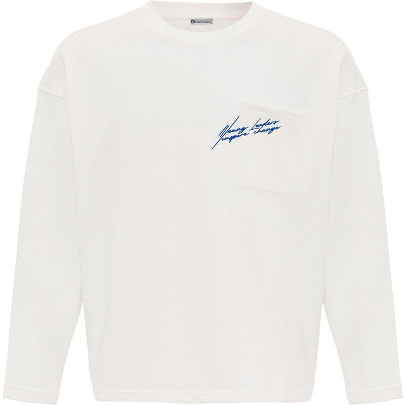 Dandalo Sveter modrá / šedobiela 62297982