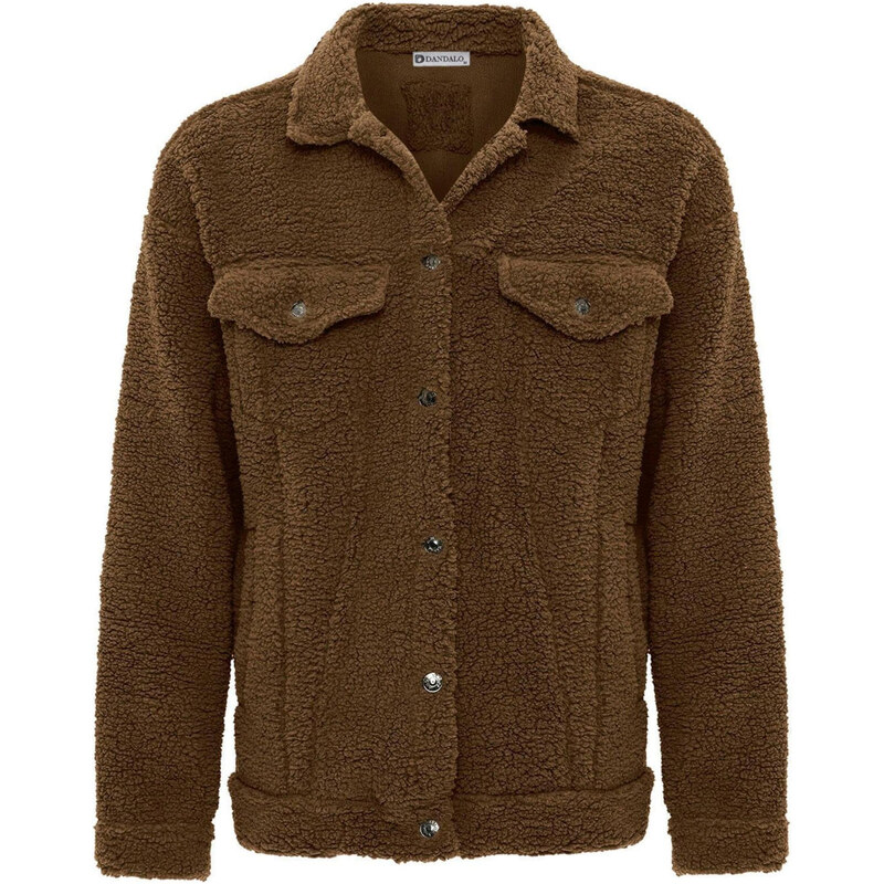 Dandalo Prechodná bunda hnedá melírovaná 62298051
