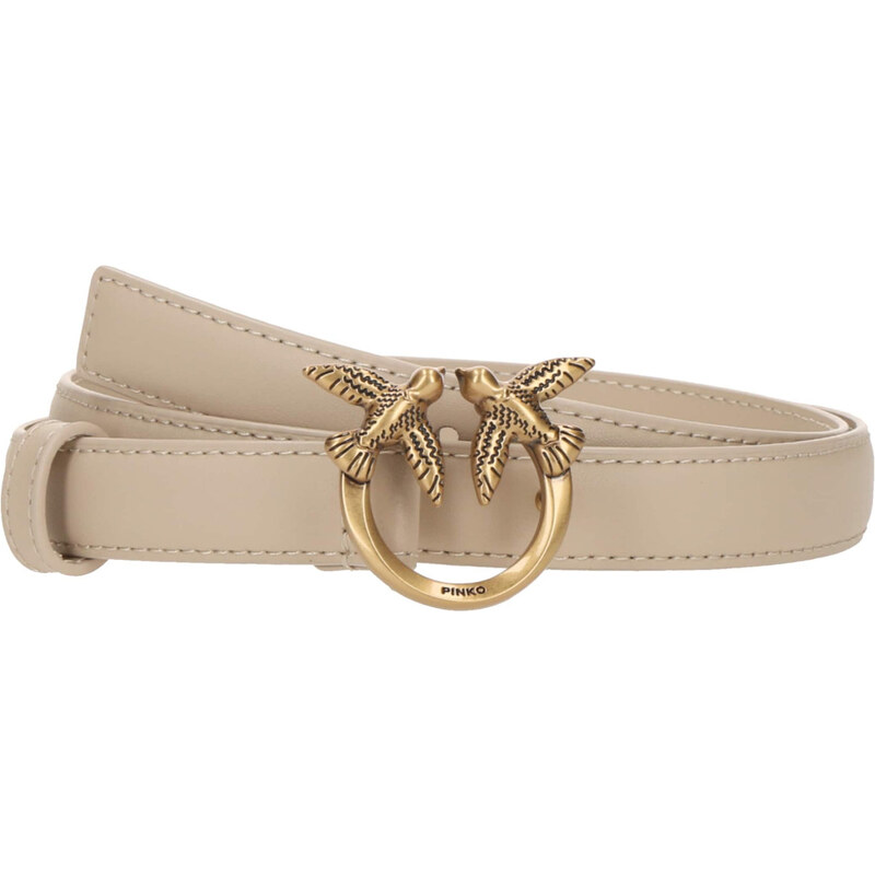 PINKO Opasky Love Berry tmelová 62434257