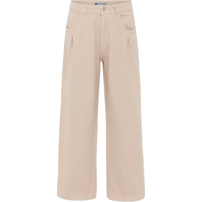 Dandalo Plisované nohavice béžová 62298016
