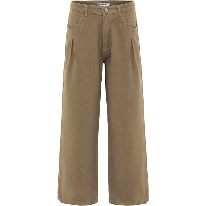 Dandalo Plisované nohavice mokka 65921184