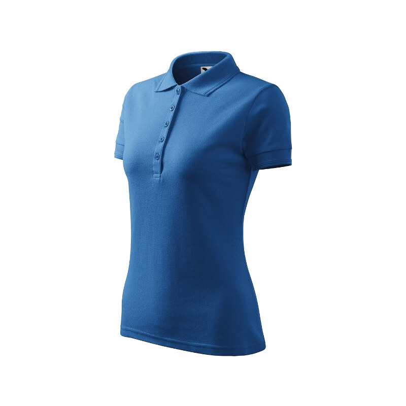E-shop MALFINI, a.s. Dámske tričko Pique Polo azure blue