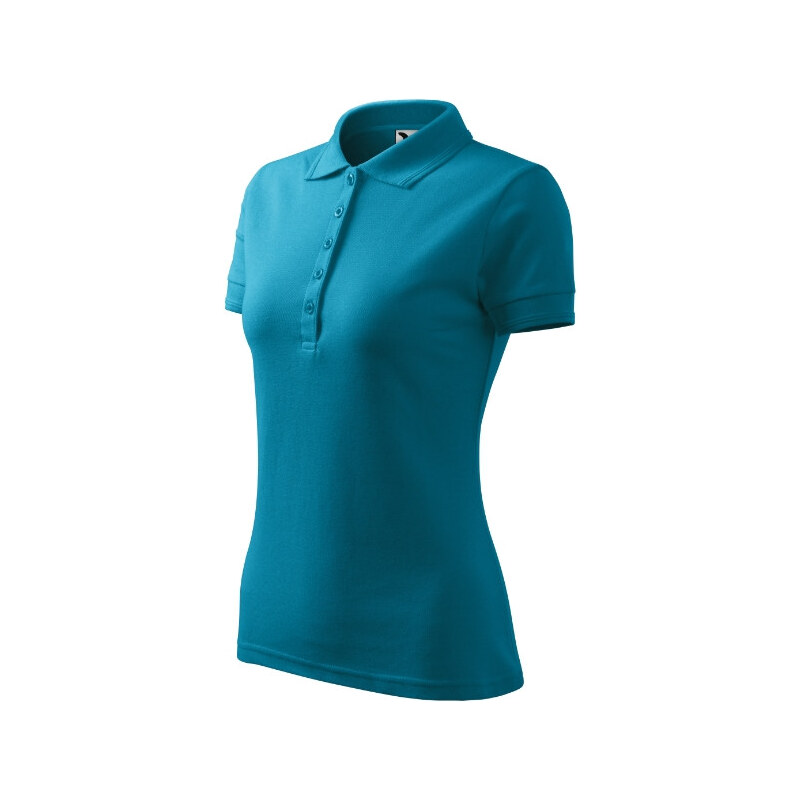 MALFINI, a.s. Dámska polokošeľa Pique tmavo tyrkysová 62289255