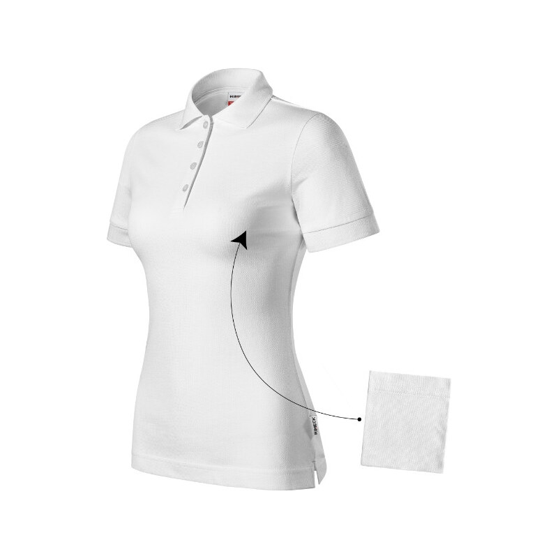 MALFINI, a.s. Dámske tričko Resist Heavy Polo White 65449604