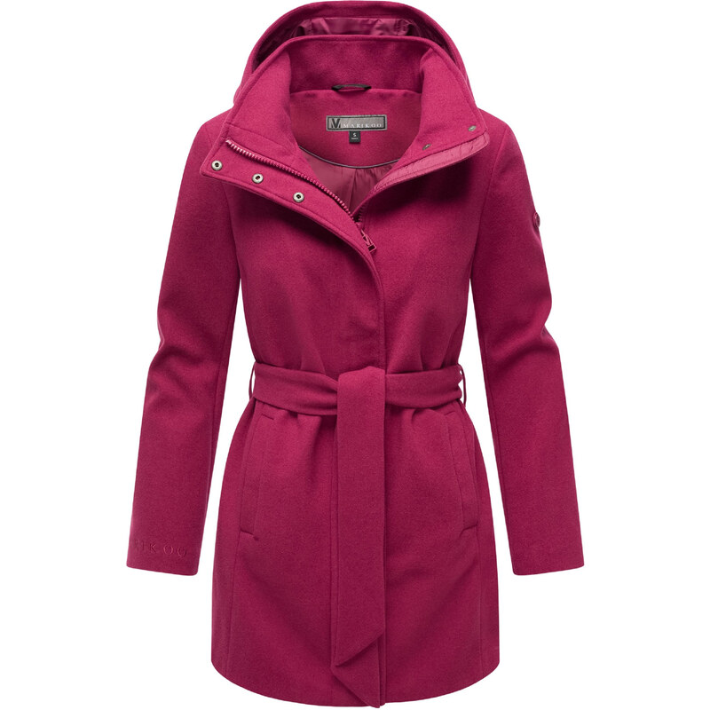 MARIKOO Prechodný kabát Katalinaa 16 vínovo červená 62298264