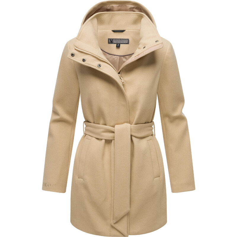 MARIKOO Prechodný kabát Katalinaa 16 tmavobéžová 62298265