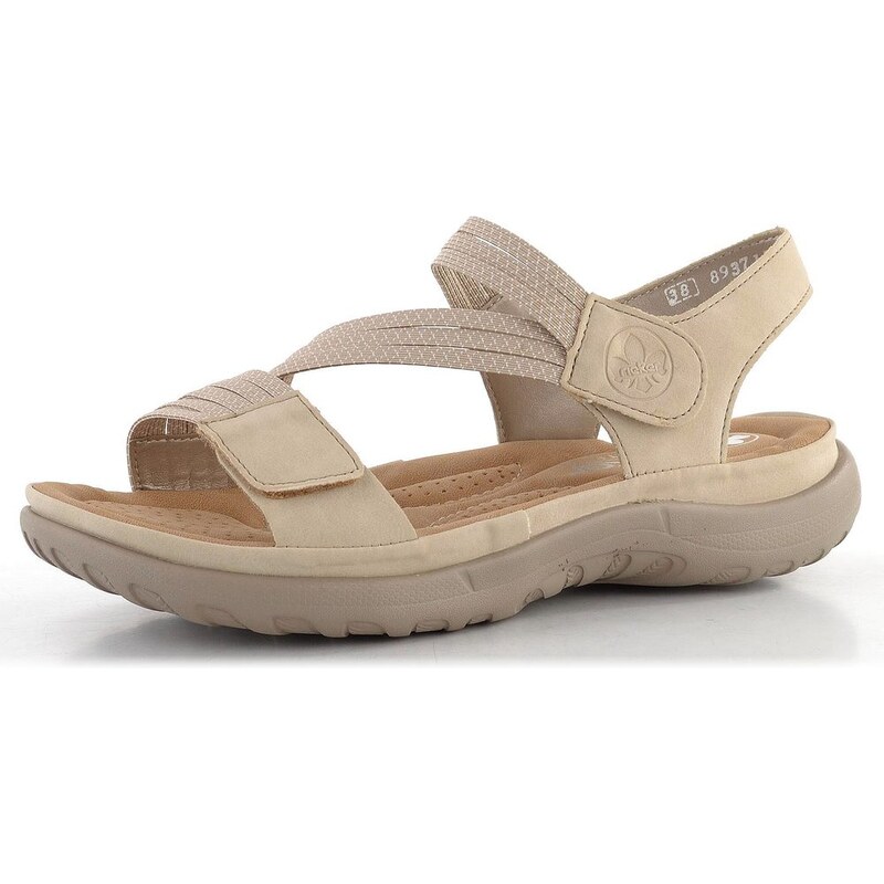 Rieker sandále s gumičkami Ginger/Cliff-Weiss 64870-62 62752467