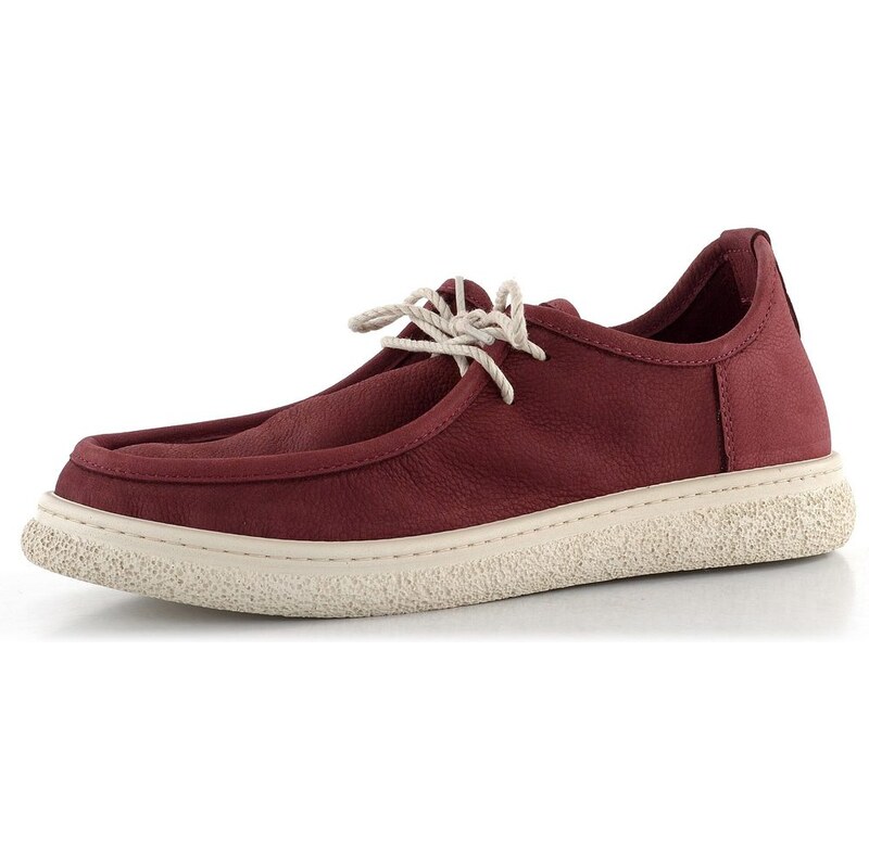 Looke šnurovacie poltopánky Isabeau burgundy L1161_08 62752656