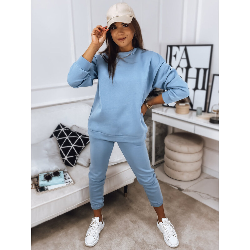 BASIC Svetlomodrá tepláková súprava bez kapucne MOLLY PREMIUM AY0721 36854518