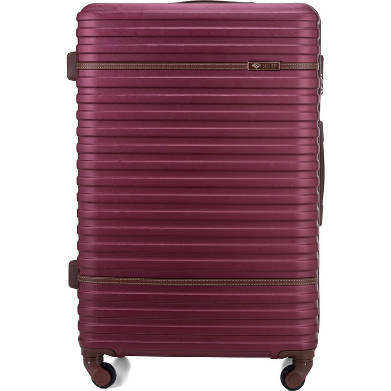 BASIC SOLIER vínový škrupinový kufor veľ. M S16 ( STL957 BURGUNDY M 22 44215511