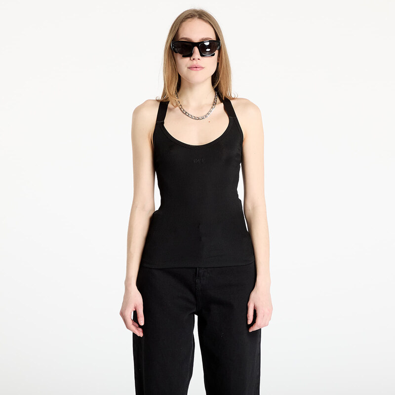 Off-White Light Rib Alla Top Black/ Black L 62191233