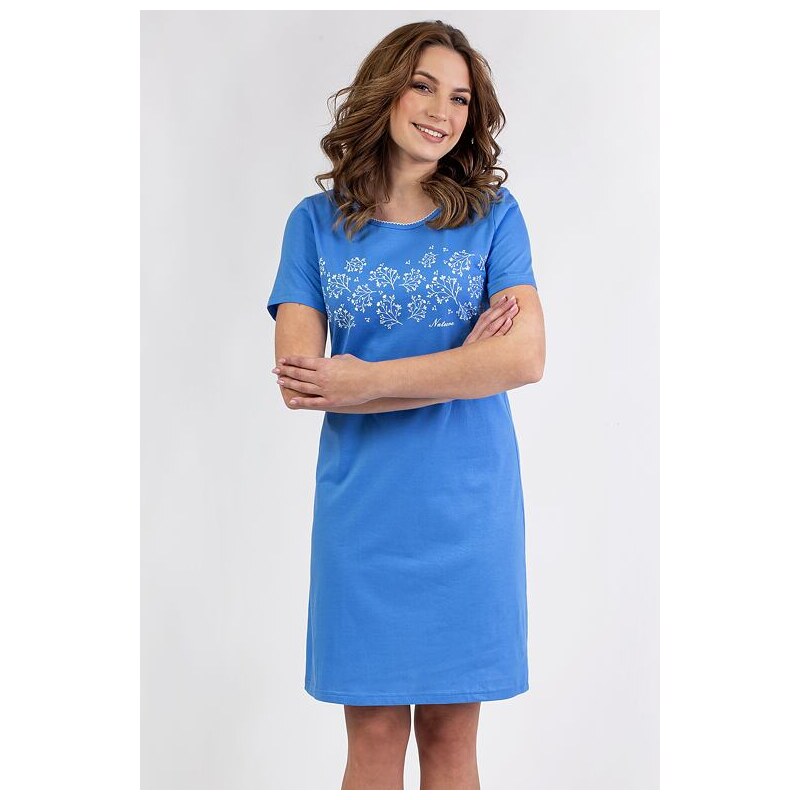Regina Dámska nočná košieľka Nature modrá 62351927
