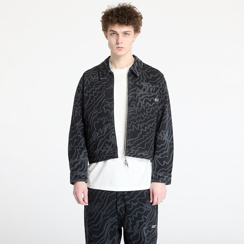 Bunda FTSHP Silver Lining Denim Jacket UNISEX Black S 62310773